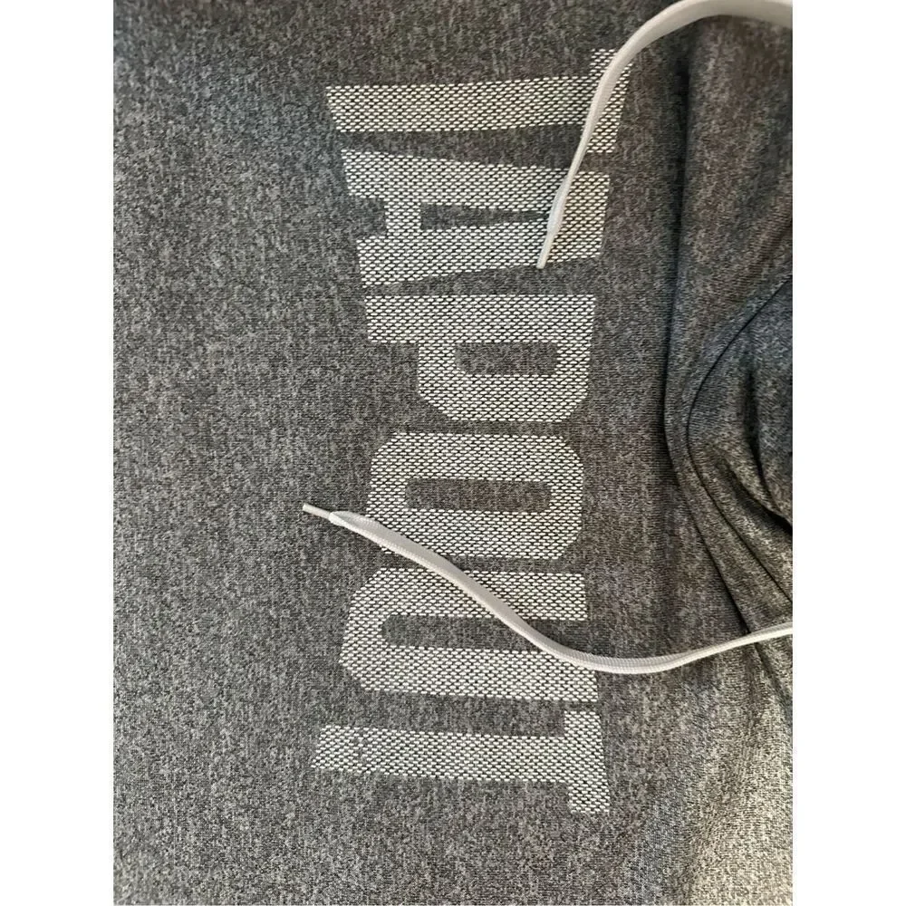 Tapout Men's Gray Heather Tempo Short Sleeve Warm Up Boxing Training Hoodie 2XL